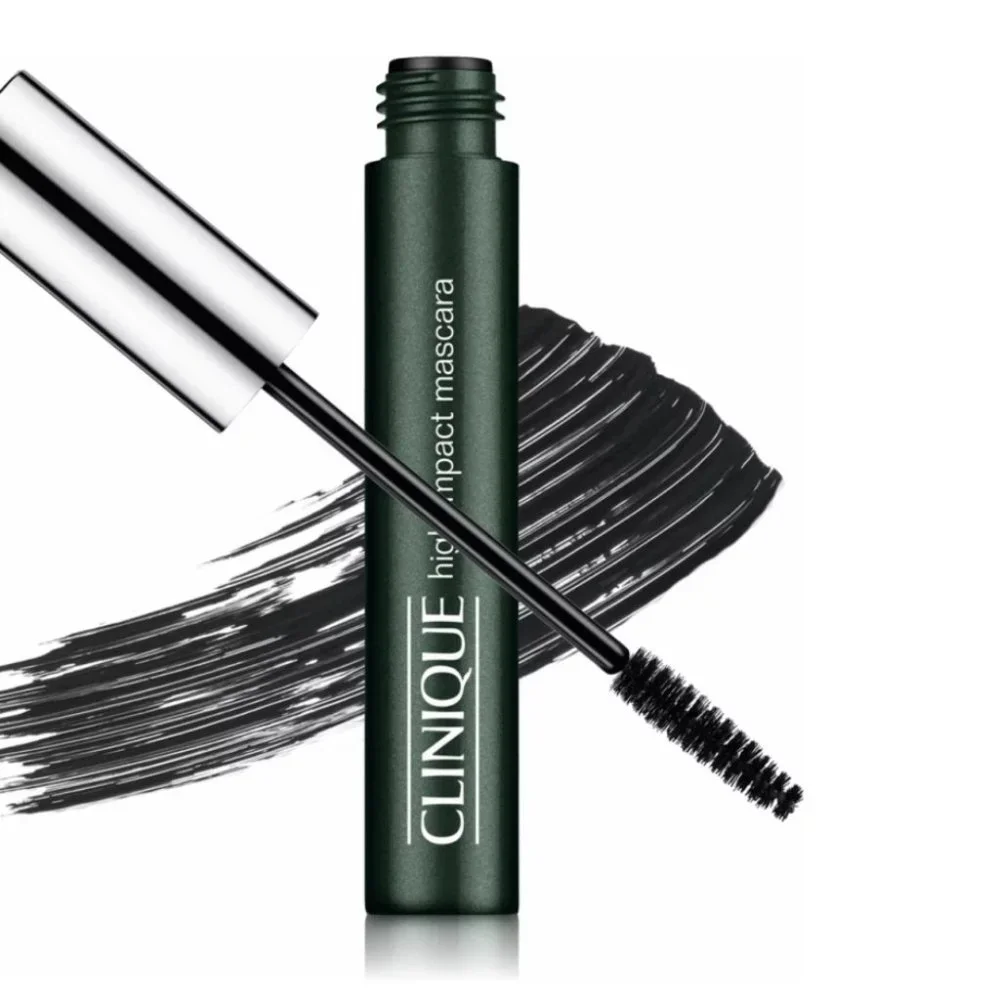 CLINIQUE High Impact Mascara 01 Black 0.28oz/8g each FULL SIZE Bundle of 2